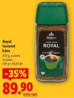 Lidl Royal instatní káva nabídka