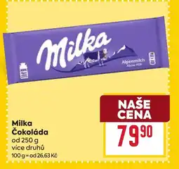 Billa Milka Čokoláda nabídka