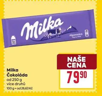 Billa Milka Čokoláda nabídka