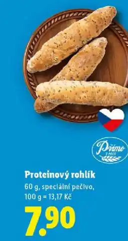 Lidl Proteinový rohlík nabídka