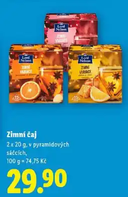 Lidl Zimní čaj nabídka
