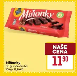 Billa Miňonky nabídka