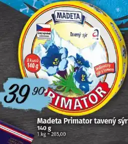 COOP TIP Madeta Primator tavený sýr nabídka