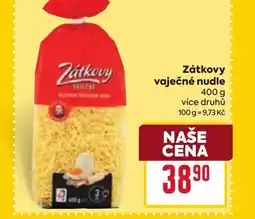 Billa Zátkovy vaječné nudle nabídka