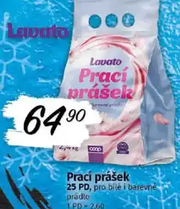 COOP TIP Lavato Prací prášek nabídka