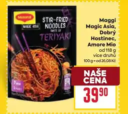 Billa Maggi Magic Asia, Dobrý Hostinec, Amore Mio nabídka