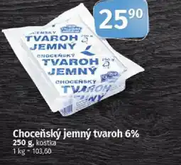 COOP TIP Choceňský jemný tvaroh 6% nabídka