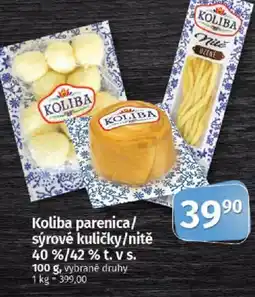 COOP TIP Koliba parenica/ sýrové kuličky/nitě 40 %/42 % t. v s. nabídka