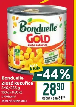 Billa Bonduelle Zlata kukuřice nabídka