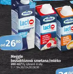 COOP TIP Meggle bezlaktózová smetana/mléko nabídka