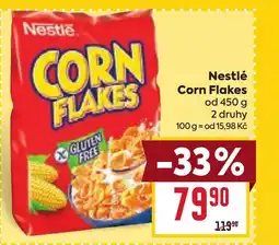 Billa Nestlé Corn Flakes nabídka