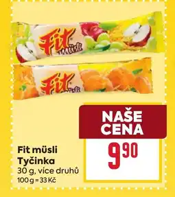 Billa Fit müsli Tyčinka nabídka