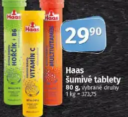 COOP TIP Haas šumivé tablety nabídka