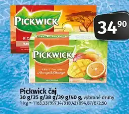 COOP TIP Pickwick čaj nabídka