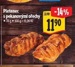 Albert Pletenec s pekanovými ořechy nabídka
