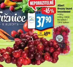 Albert Hrozny tmavé bezsemenné nabídka