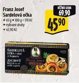 Albert Franz josef sardelová očka nabídka