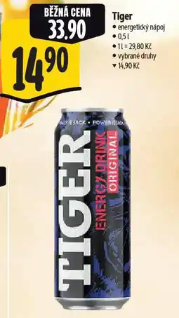 Albert Tiger energy drink nabídka