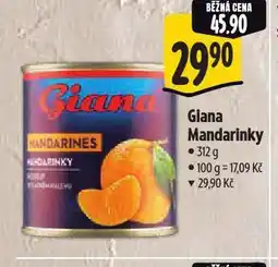 Albert Giana mandarinky nabídka