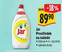 Albert Jar prostředek na mytí nádobí nabídka