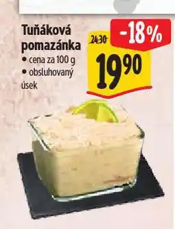 Albert Tuňáková pomazánka nabídka