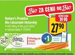 Albert Bio celozrnné těstoviny nabídka