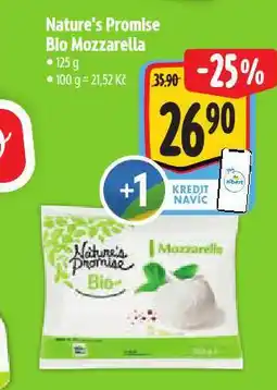 Albert Bio mozzarella nabídka