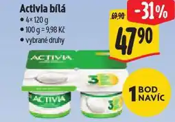 Albert Activia bílá nabídka