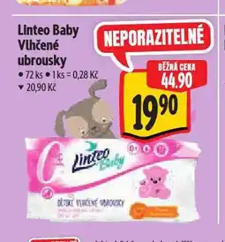Albert Linteo baby dětské vlhčené ubrousky nabídka