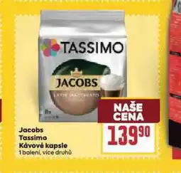 Billa Jacobs tassimo kávové kapsle nabídka