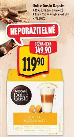 Albert Kávové kapsle dolce gusto nabídka