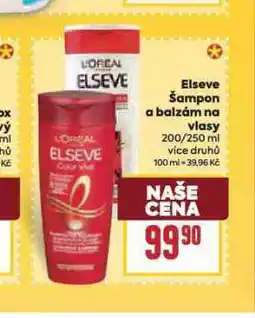 Billa Elseve šampon, balzám nabídka