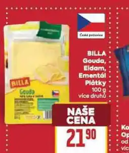 Billa Gouda plátky nabídka