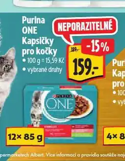 Albert Purina one kapsičky pro kočky nabídka