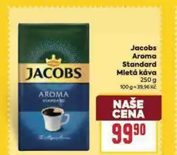 Billa Jacobs aroma standard mletá káva nabídka