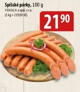 Bala Spišské párky nabídka