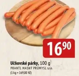 Bala Učňovské párky nabídka