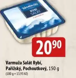 Bala Varmuža Salát Rybí, Pařížský, Pochoutkový nabídka