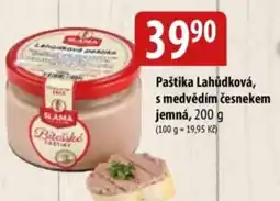 Bala Paštika Lahůdková, s medvědím česnekem jemná nabídka
