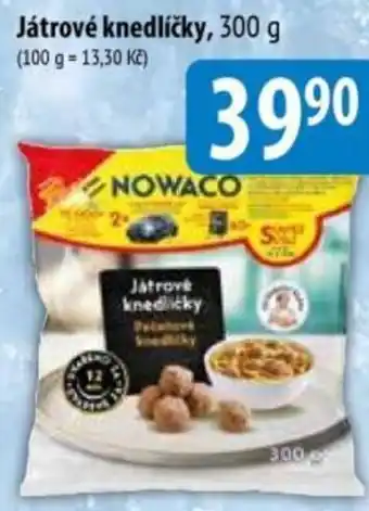 Bala Nowaco Játrové knedlíčky nabídka