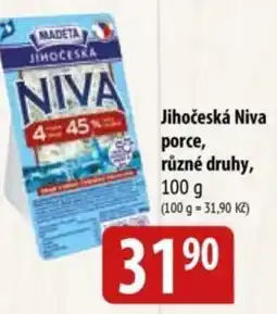 Bala Madeta Jihočeská Niva porce nabídka