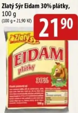 Bala Zlatý sýr Eidam 30% plátky nabídka