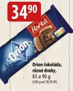 Bala Orion čokoláda nabídka