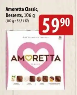 Bala Amoretta Classic, Desserts nabídka