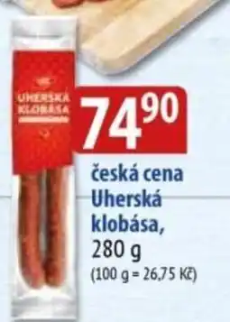 Bala Česká cena Uherská klobása nabídka