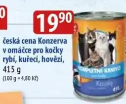 Bala Česká cena Konzerva v omáčce pro kočky rybí, kuřecí, hovězí nabídka
