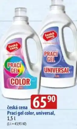 Bala Česká cena Prací gel color, universal nabídka