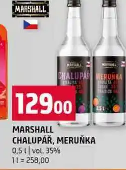 Terno MARSHALL CHALUPÁŘ, MERUŇKA 0,5l vol. 35% nabídka