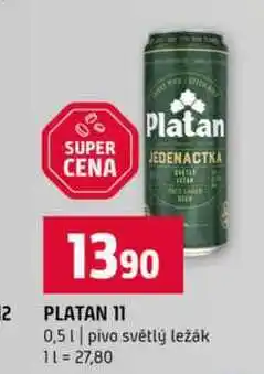 Terno PLATAN 11 0,5l pivo světlý ležák nabídka