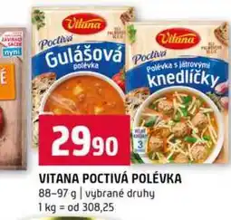 Terno VITANA POCTIVÁ POLÉVKA 88-97 g vybrané druhy nabídka